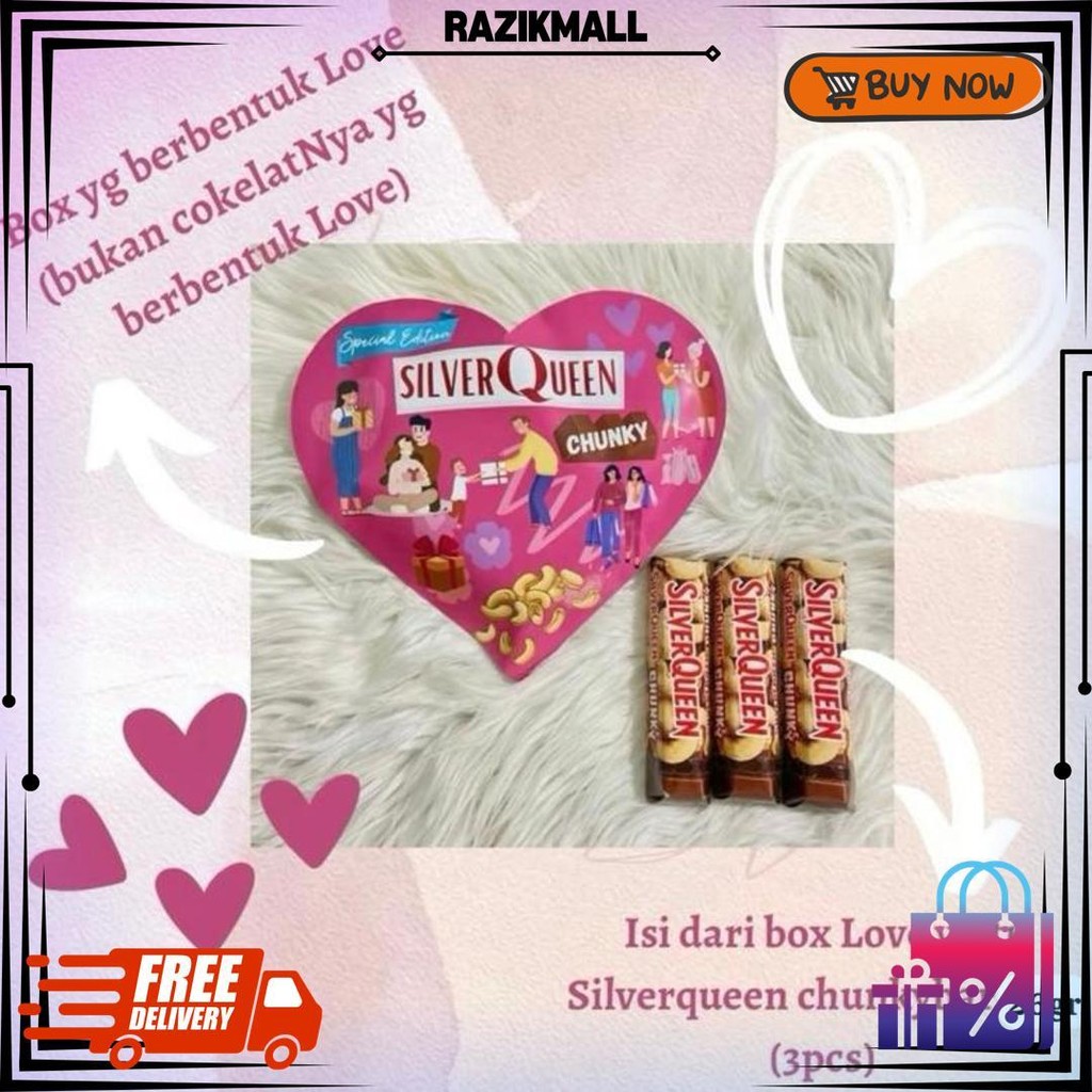 

Giftbox Special Love Edition // Silverqueen Dairymilk // Valentine Birthday Wedding Ulangtahun Anniversary D Termurah