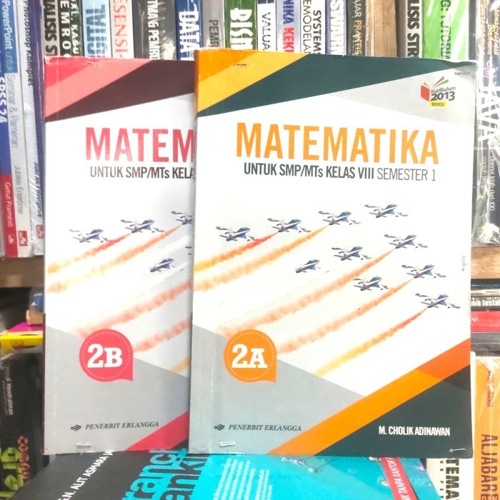 

CUCI GUDANG MATEMATIKA KELAS VIII 8 SMP SEMESTER 2A DAN 2B K13N ERLANGGA