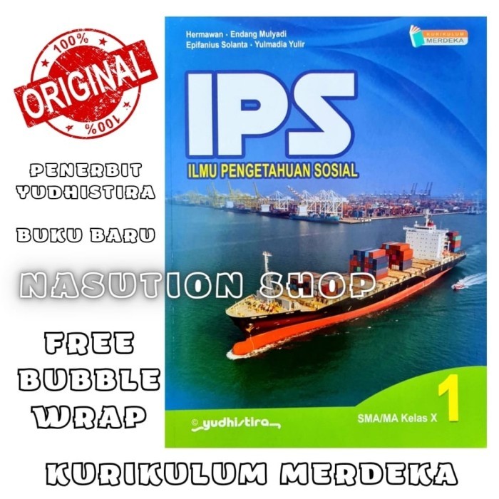

DISKON Buku IPS Kelas 1 / X 10 SMA Yudhistira Kurikulum Merdeka