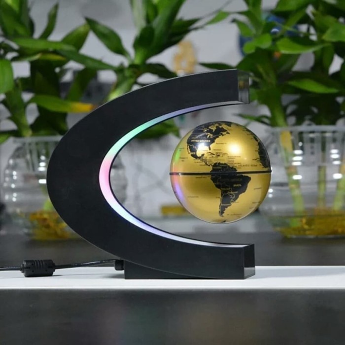 

HOT SALE lampu dekorasi unik bola dunia melayang/magnetic levitation globe peta