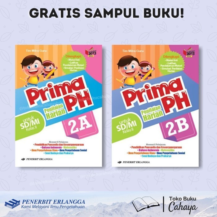 

READY STOK Buku PRIMA PH (PENILAIAN HARIAN) 2A, 2B K13N ERLANGGA