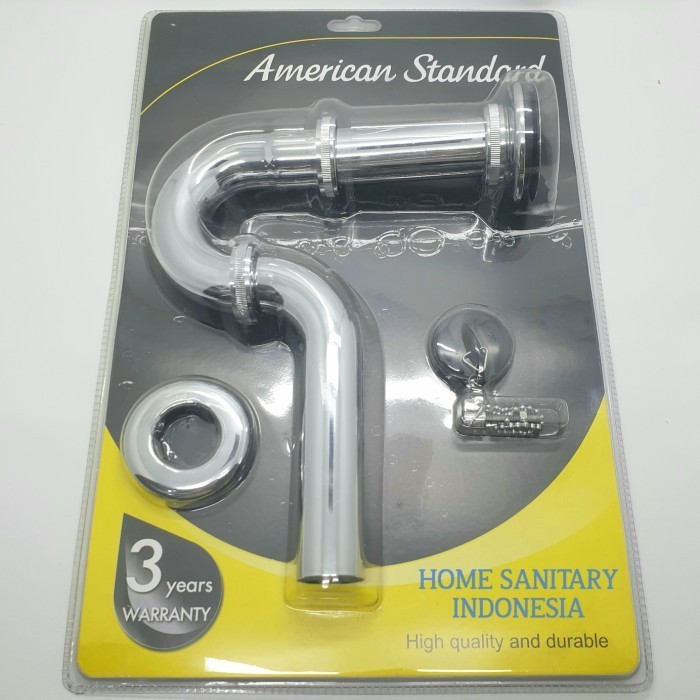 TERBARU sifon leher angsa AMERICAN STANDARD P trap pembuangan air wastafel