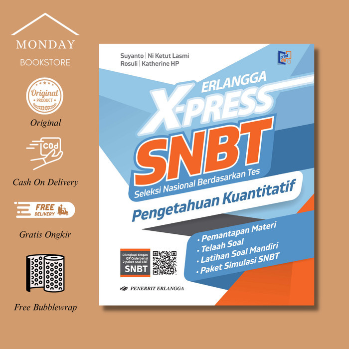 

BIG SALE ERLANGGA X-PRESS SNBT: PENGETAHUAN KUANTITATIF