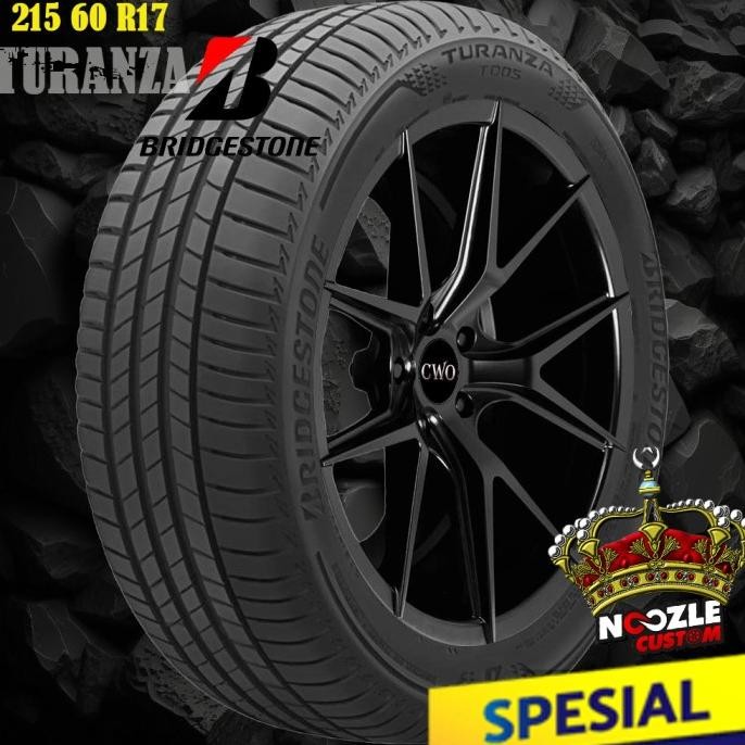BAN MOBIL BRIDGESTONE 215 60 R17 TYPE TURANZA BAN LUAR TUBLES RING 17