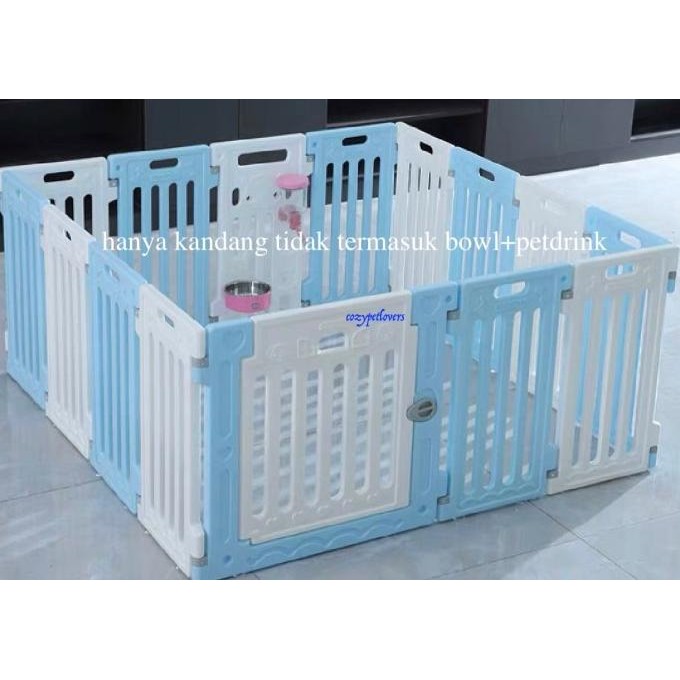Kandang Pagar Premium Hewan Anjing Kucing Indoor Outdoor - Pet Cage