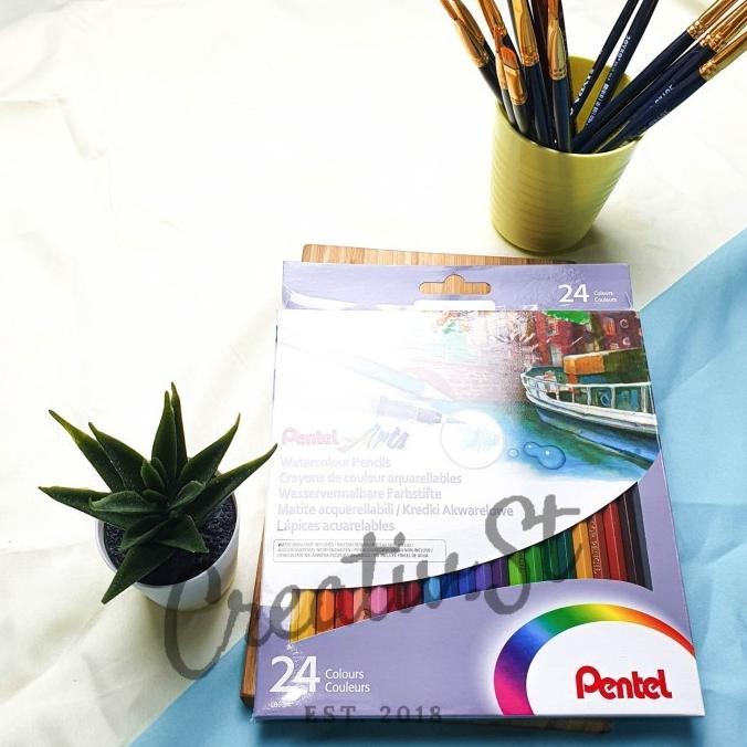 

Sale Pentel Arts Water Colour Pencil 12 24 36 Warna