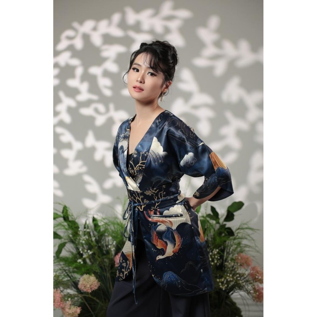Surin - Fleur Outer Wanita | Luaran Outer Cheongsam Cny, Vest Outer Wanita, Atasan Sincia, Acara Pes