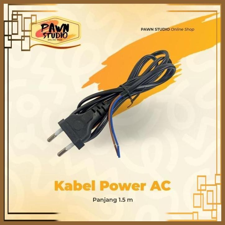 [PAWN] KABEL AC BUNTUNG ISI 2 PANJANG 1.5M / KABEL POWER AC BUNTUNG ISI 2