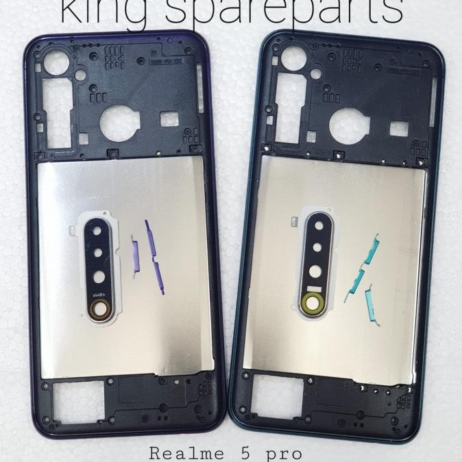 Terlaris BEZZEL BAZEL BEZEL TULANG MESIN TENGAH REALME 5 PRO ORIGINAL SALE