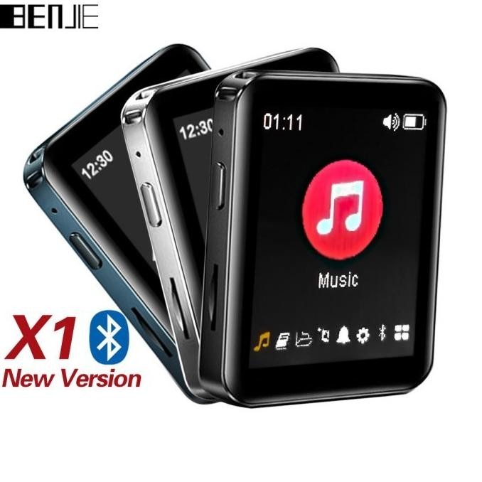 Promo Benjie X1 Bluetooth Digital Mp3 Player Portable Music Video Fm Radio