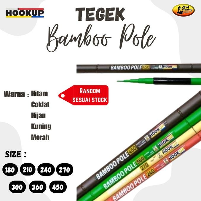 Terlaris Joran Tegek HOOKUP BAMBOO POLE | Tegek HOOKUP BAMBOO POLE SALE