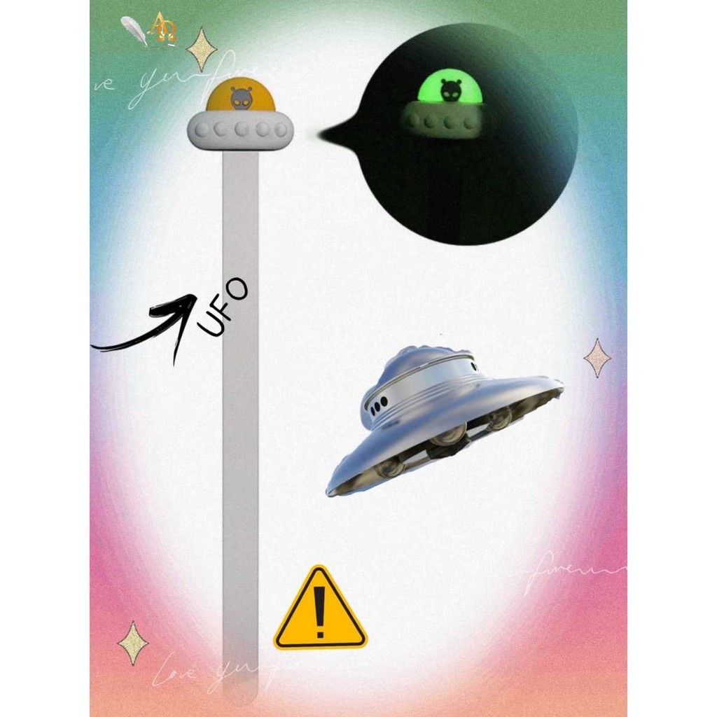 

Pembatas Buku Unik / Bookmark Edisi UFO Imut Lux Limited