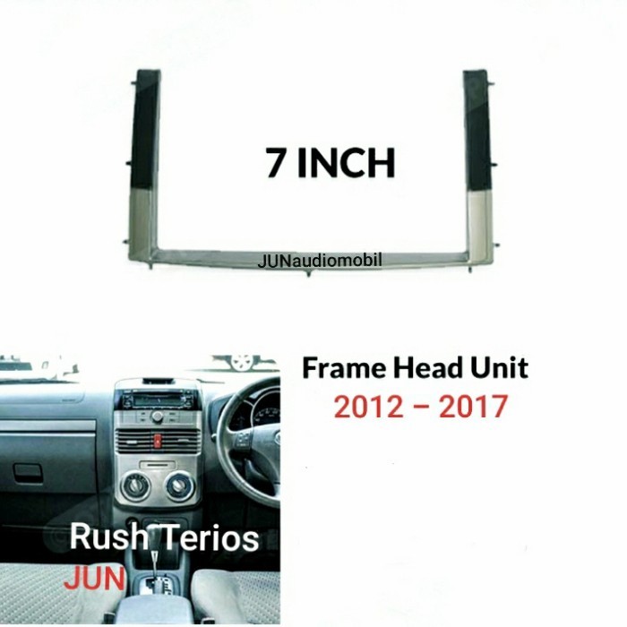 Frame Head Unit 7 Inch OEM New Rush Terios 2012 Up