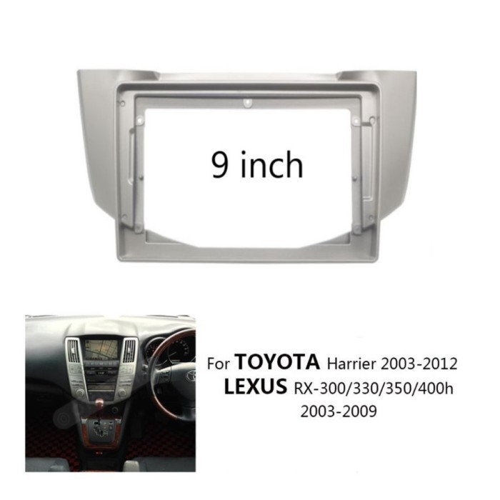 Frame headunit 9 inch Lexus harrier harier Rx 300 330 350 2003 - 2008