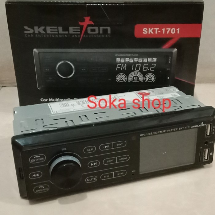 TAPE MOBIL SKELETON SKT-1701 USB-SD-FM-MP3-MP4-BLUETOOTH