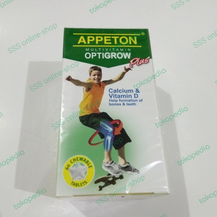 

APPETON MULTIVITAMIN OPTIGROW PLUS 60 Chewable