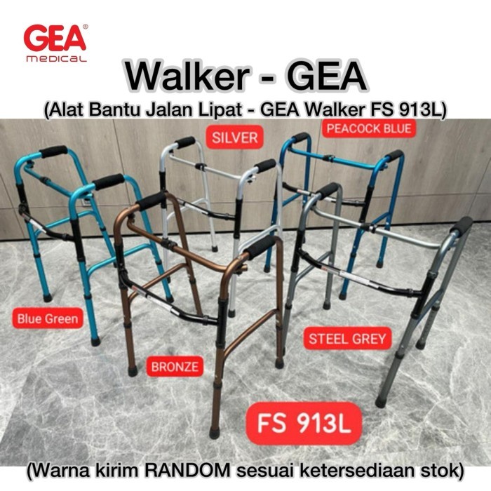 LIMITED EDITION WALKER GEA - ALAT BANTU JALAN THERAPY TONGKAT PREMIUM ORIGINAL GEA WALKER GEA - ALAT