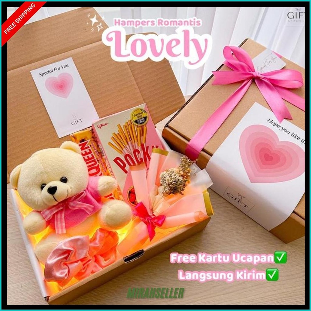 

Hampers Cewe Kado Boneka Hadiah Pesta Snack Cokelat Gift Bunga Ulang Tahun Valentine Wisuda Anniversary Termurah Banget