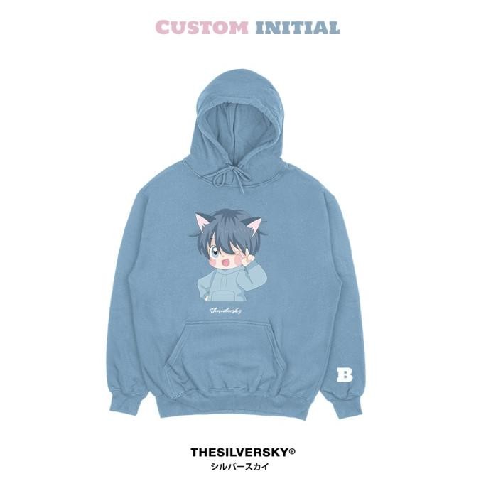 Promo Thesilversky Hoodie Couple Chibi Anime Jumper Pullover