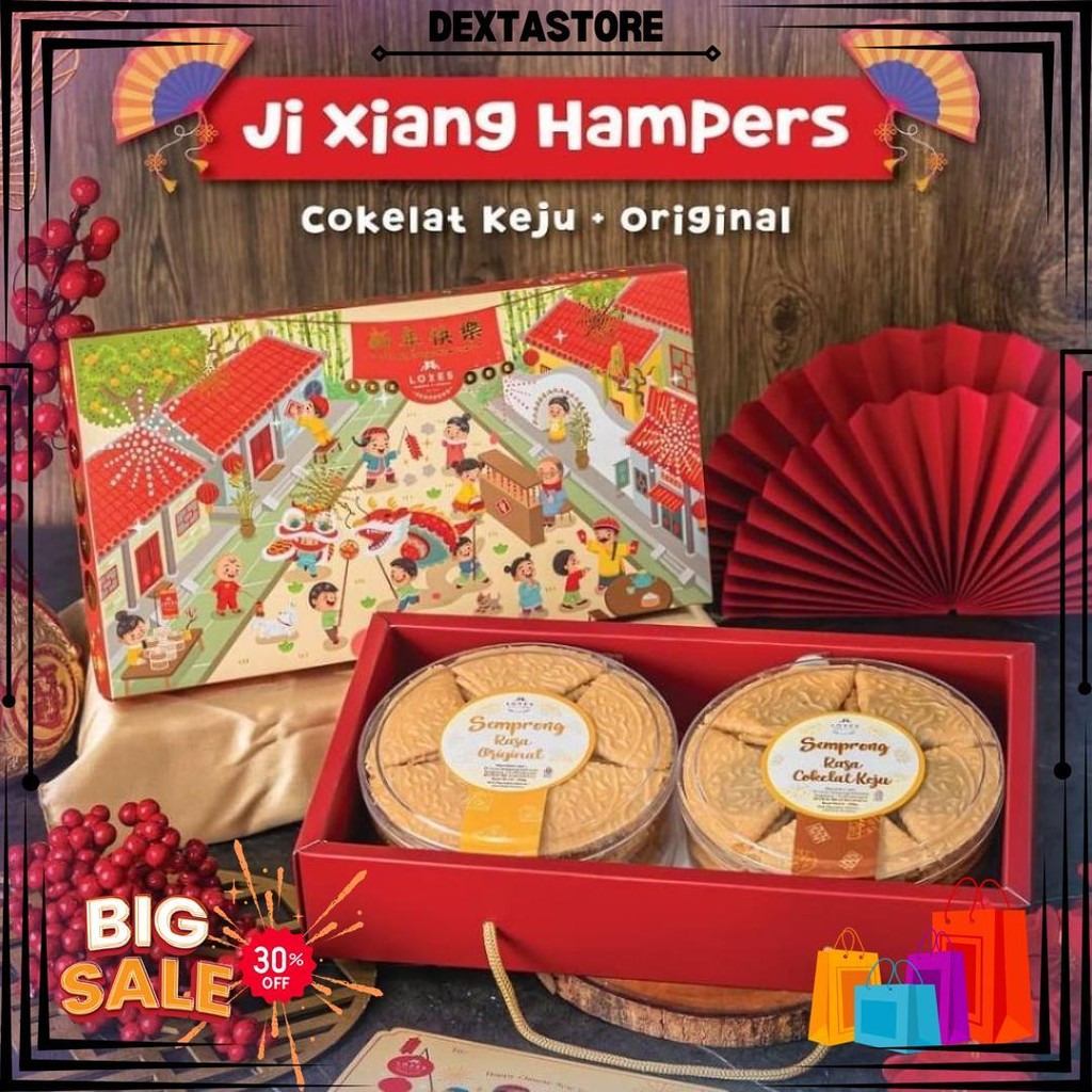 

Loves Semprong Ji Xiang Hampers Imlek Cny Isi Original + Cokelat Keju D Termurah