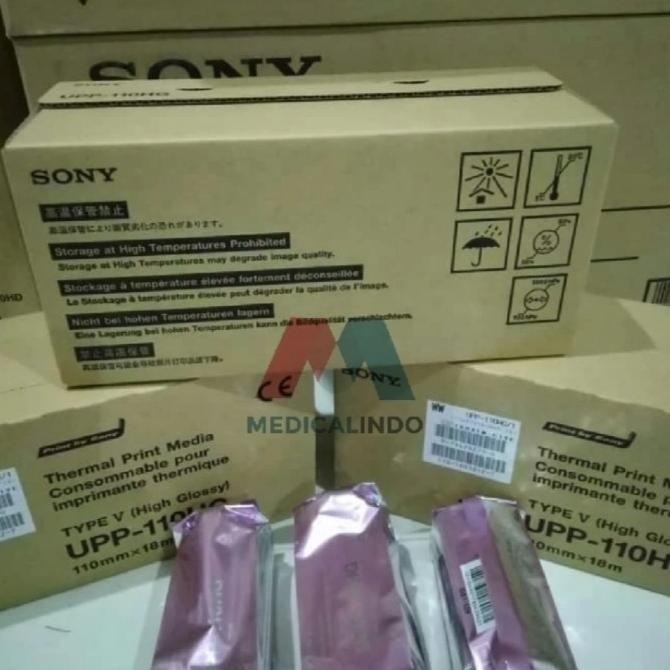 

Sale Kertas Printer Sony Paper Thermal 110Hg Usg Upp 110 Hg High Glossy