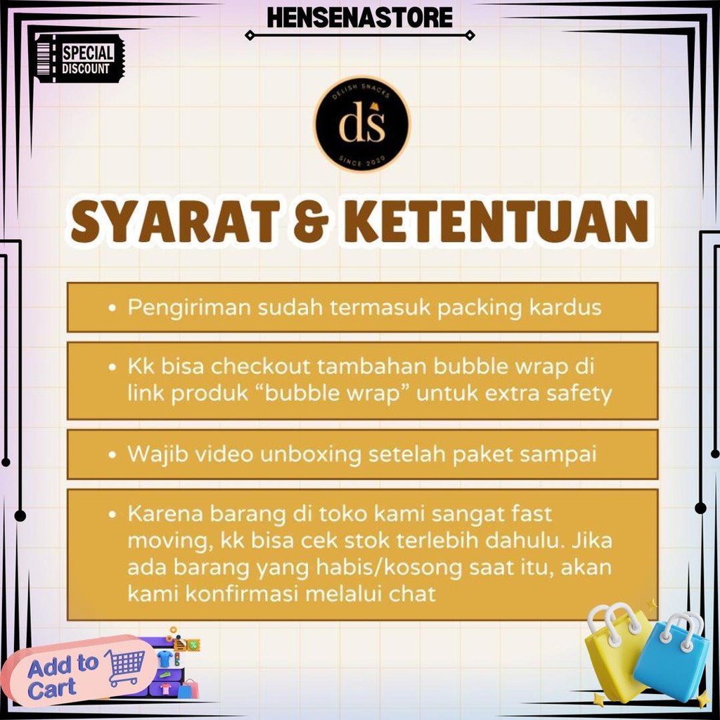 

[Delish Snacks] Hampers Chinese New Year Isi 3 Toples (L) / Bingkisan Parsel Parcel Tahun Baru Imlek D Promo 2.2