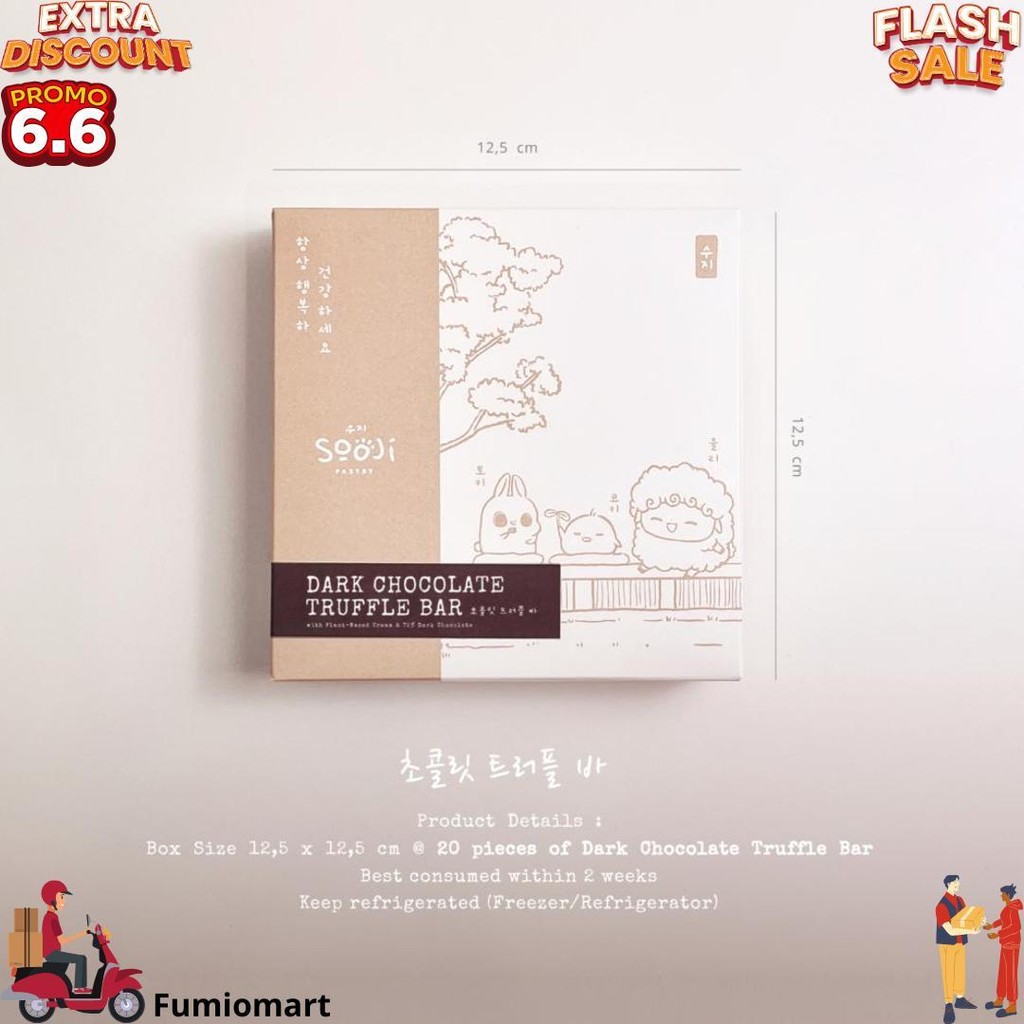 

Sooji Dark Chocolate Truffle Bar D Gratis Ongkir
