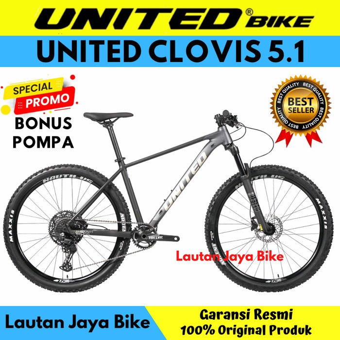sepeda mtb united clovis 5.10 11 speed