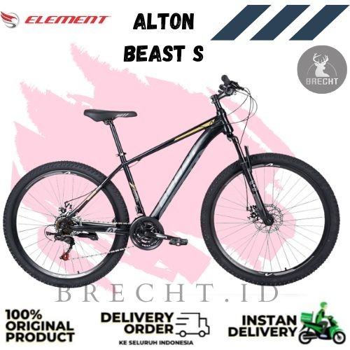Sepeda Gunung MTB Element Alton Beast S Size 27,5" Inch 24 Speed