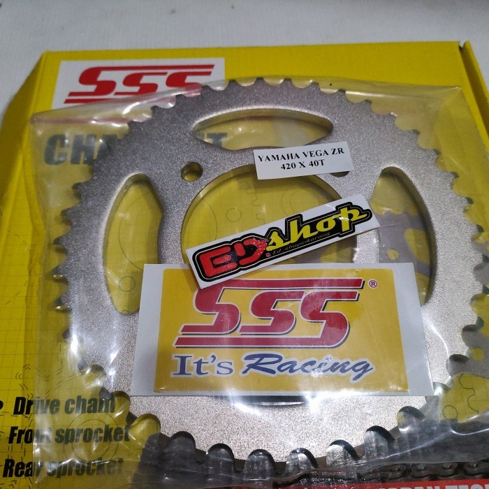 Stok Terbatas Gear Set 420 Vega Zr Sss Chainkit Jupiter Z1 Zr Fi Injeksi Ori Gir Ger