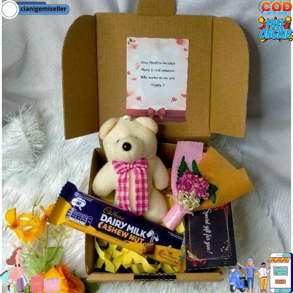 

Sweet Mini Gift Box/ Hampers Coklat Valentine/ Kado Ulang Tahun Dll D Termurah