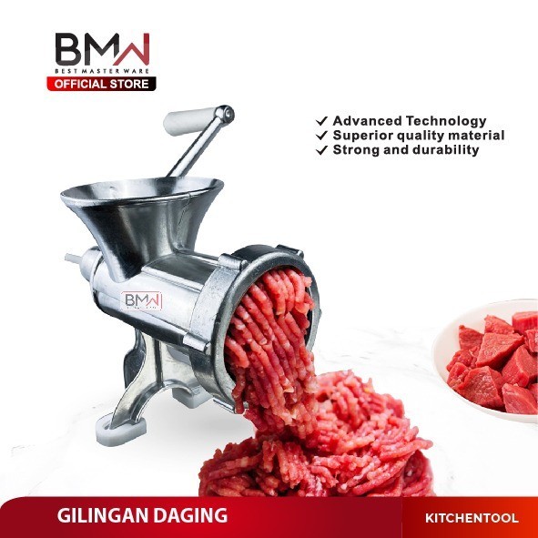 BMW Kitchen Ware - Gilingan / Penggiling Daging Alumunium Meat Mincer