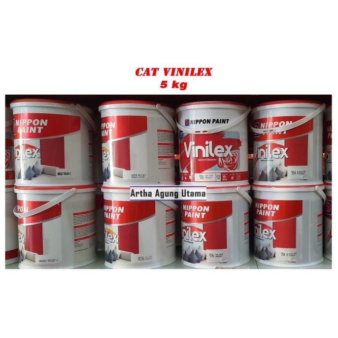 =====] Cat Tembok Nippont Paint Vinilex Interior & Exterior Galon 5Kg