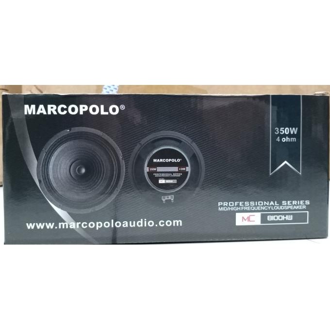 Speaker Komponen Marcopolo 8 inch MC 8100HW Harga 1 Unit