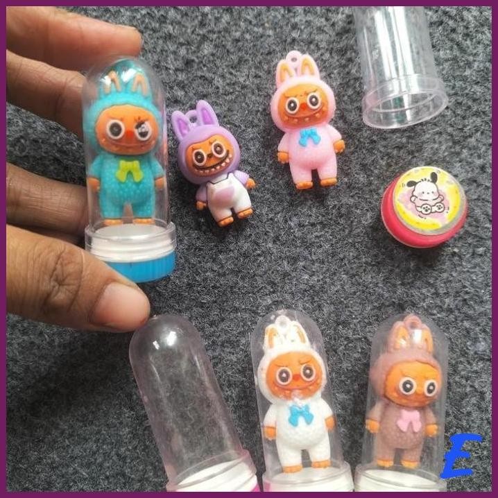 

| STV | 2 PCS STEMPEL LABUBU MAINAN ANAK