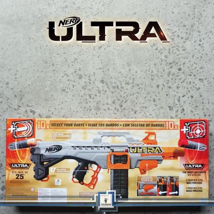 Sale Nerf Ultra Select Double Magazine Automatic Accustrike Dart Blaster