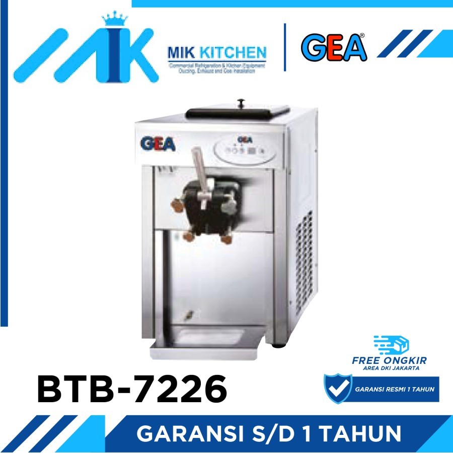 GEA BTB-7226 Mesin Soft Ice Cream & Frozen Yoghurt Stainless Steel