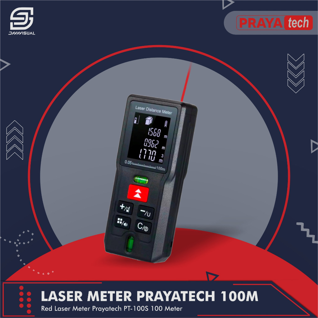 [JaVis] Laser Meter Praya Tech Meteran Digital Laser 100 M