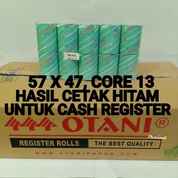 

Otani Kertas Struk Thermal Harga Perdus 57x47, Core 13