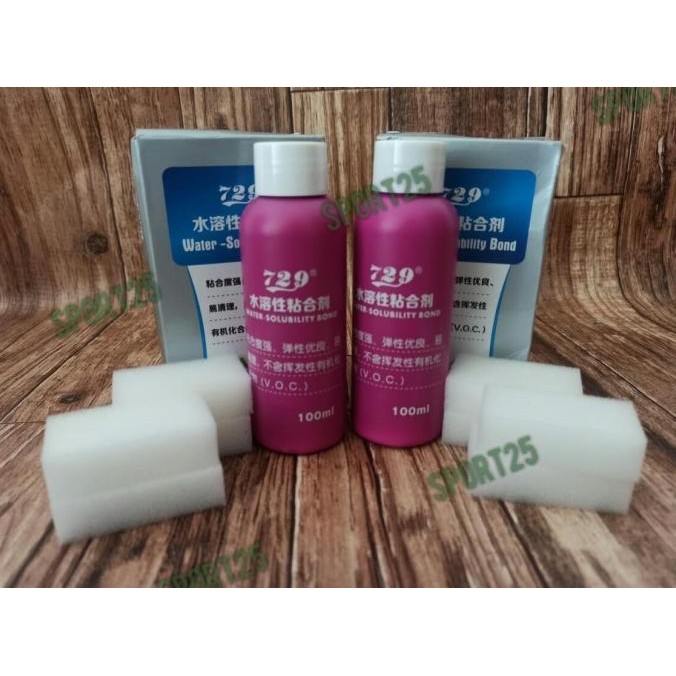 

Lem / Water Based Glue / WBG Bat Pingpong 729 ORIGINAL isi 100ml