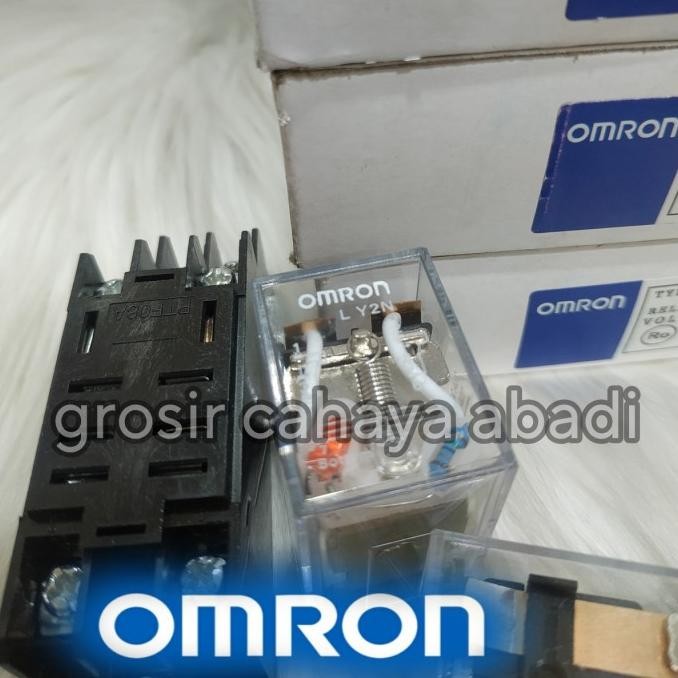 Promo relay ly2n 220vac 8kaki 10a/relay ly2/relay 220v set socket COD