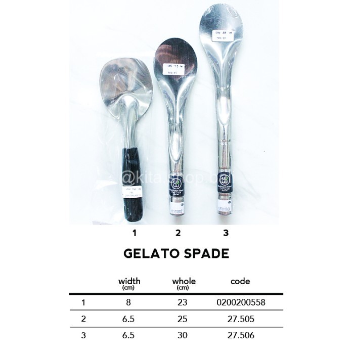 ___] GELATO SPADE / ICE CREAM SPADE / ICE CREAM SPATULA