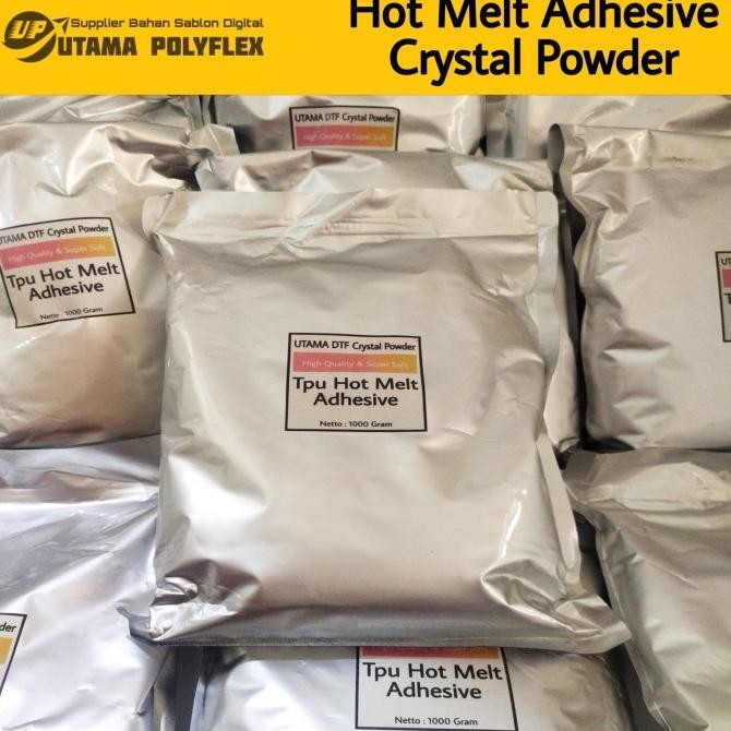 

TPU Hot Melt Adhesive Powder Sablon DTF / Bubuk Transfer PET Film 1 Kg