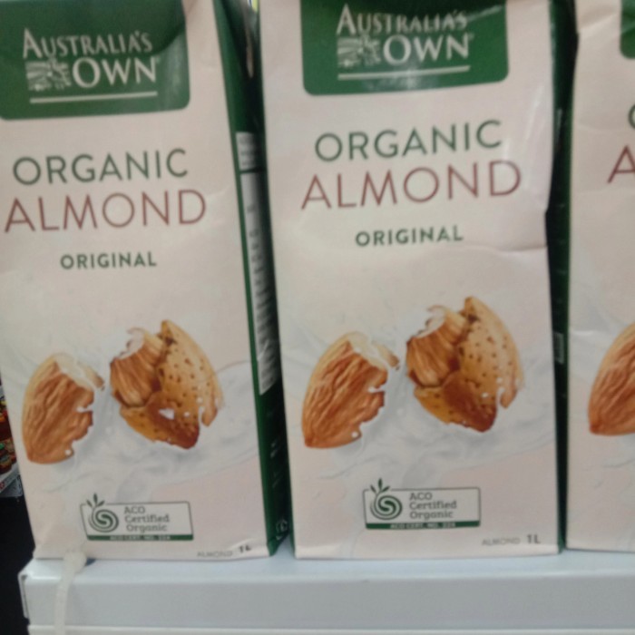 

australia own organic almond milk