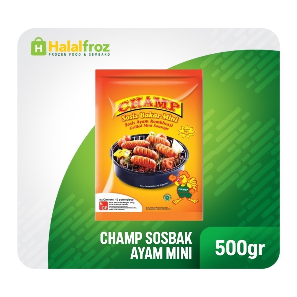 

Champ Sosbak Ayam Mini 500gr