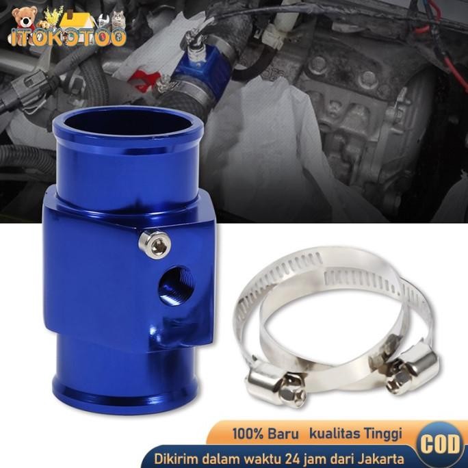 Water Temp Temperature Joint Pipe Sensor Gauge Radiator Hose Adapter H32t