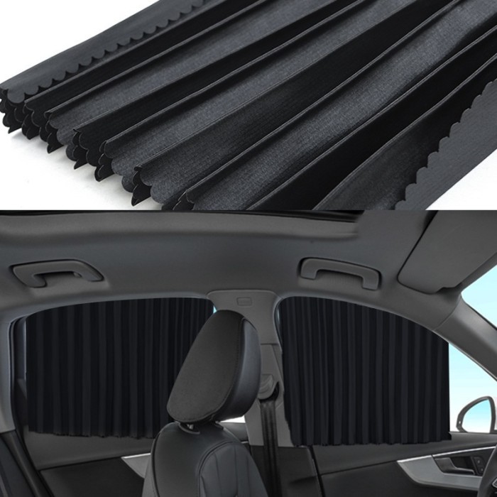 Premium Sunshade Tirai Magnet Gorden Hordeng Kaca Mobil Pajero Sport