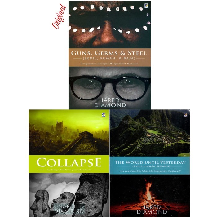 

######### 3 BUKU GUNS GERM STEEL COLLAPSE , WORLD UNTIL YESTERDAY JARED DIAMOND