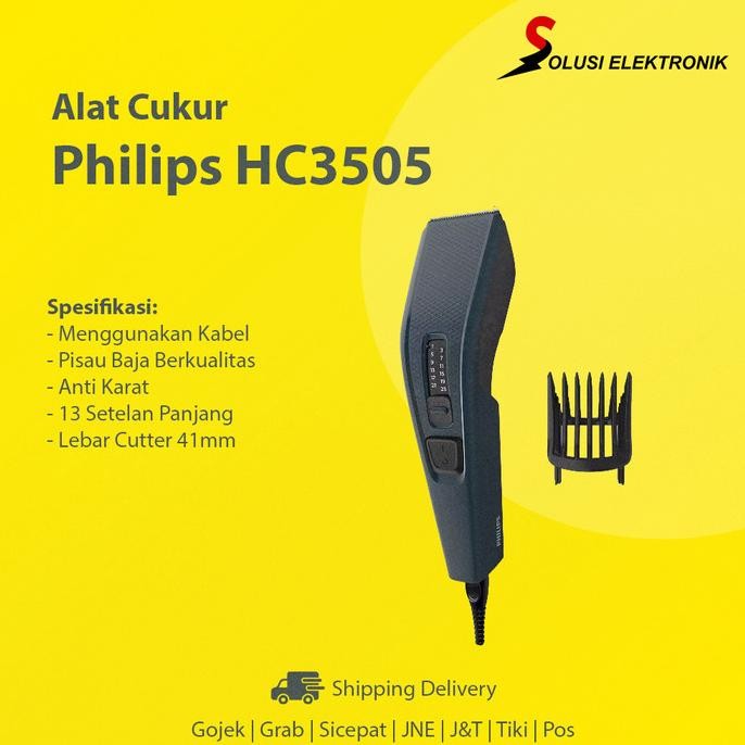 Philips HC3505 Mesin Pencukur Elektrik Cukur Potong Rambut Jenggot