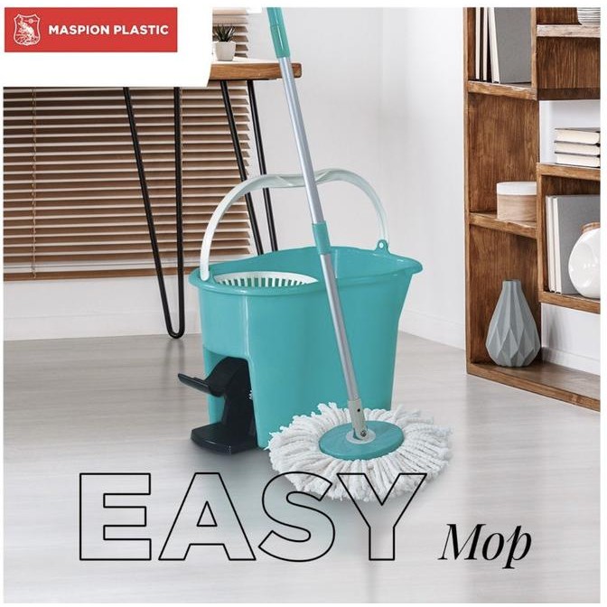 Easy Mop Maspion (Ember Pel + Injakan Putar 360) Naniagemoyy